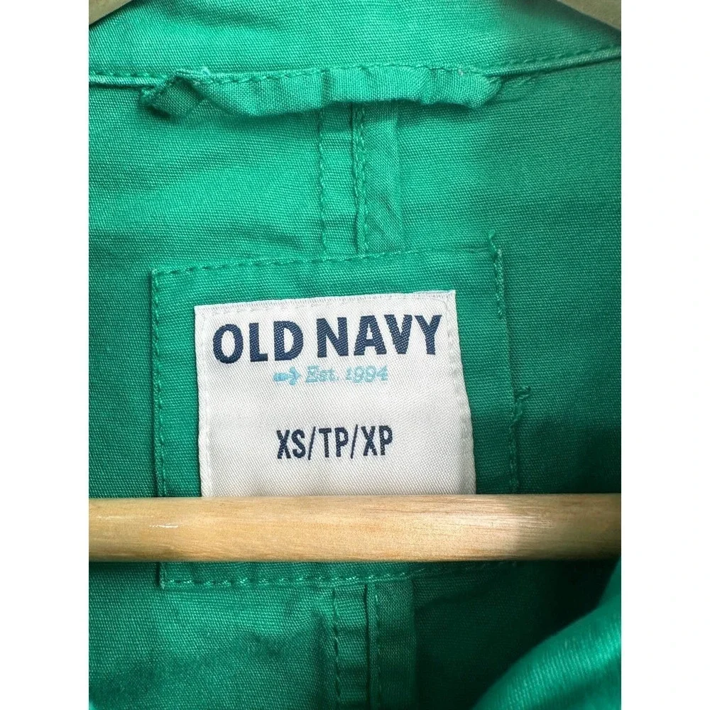 Old Navy Women's‎ Green Double Breasted Blazer XS